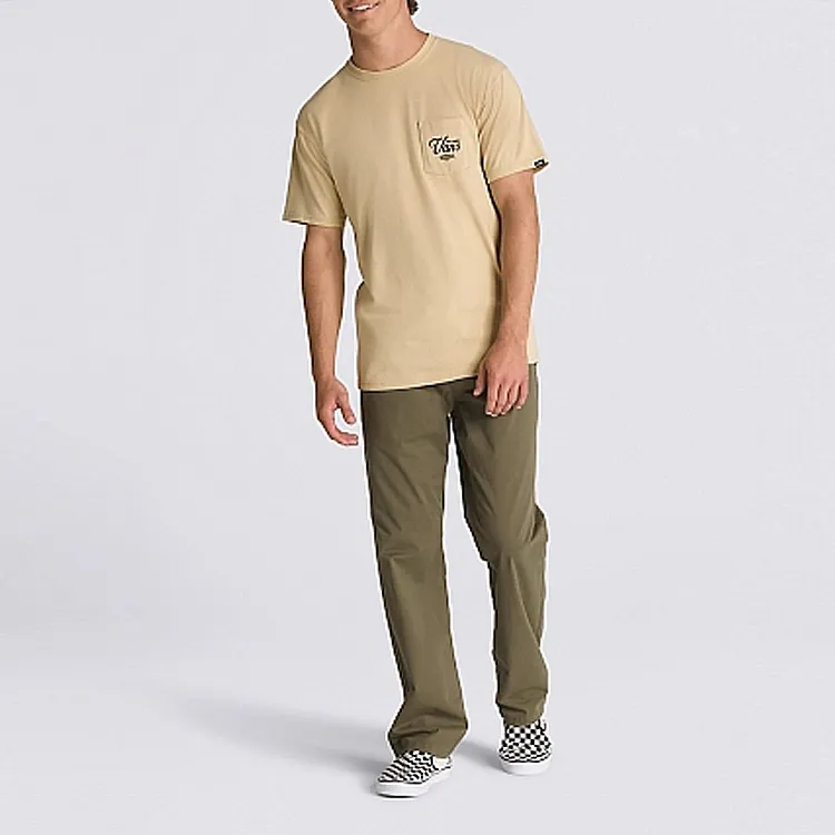 Vans T-Shirts Men Khaki-3
