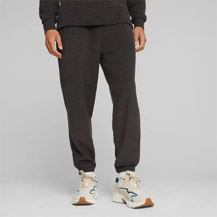 PUMA Knitted Sweatpants Men's Gray-3