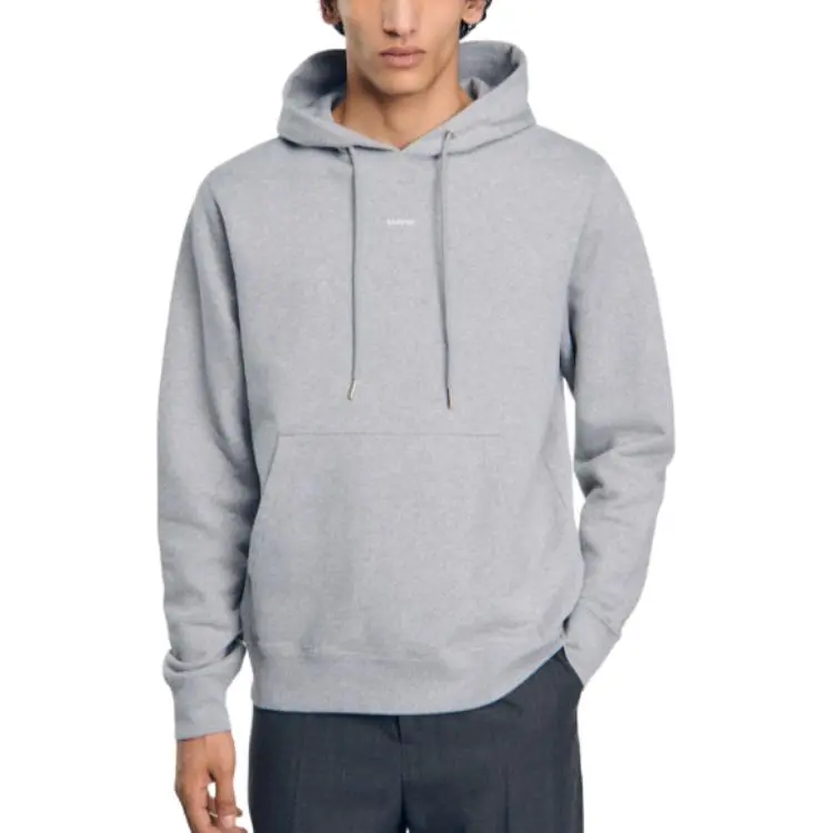 Sandro Logo embroidered Hoodie-1