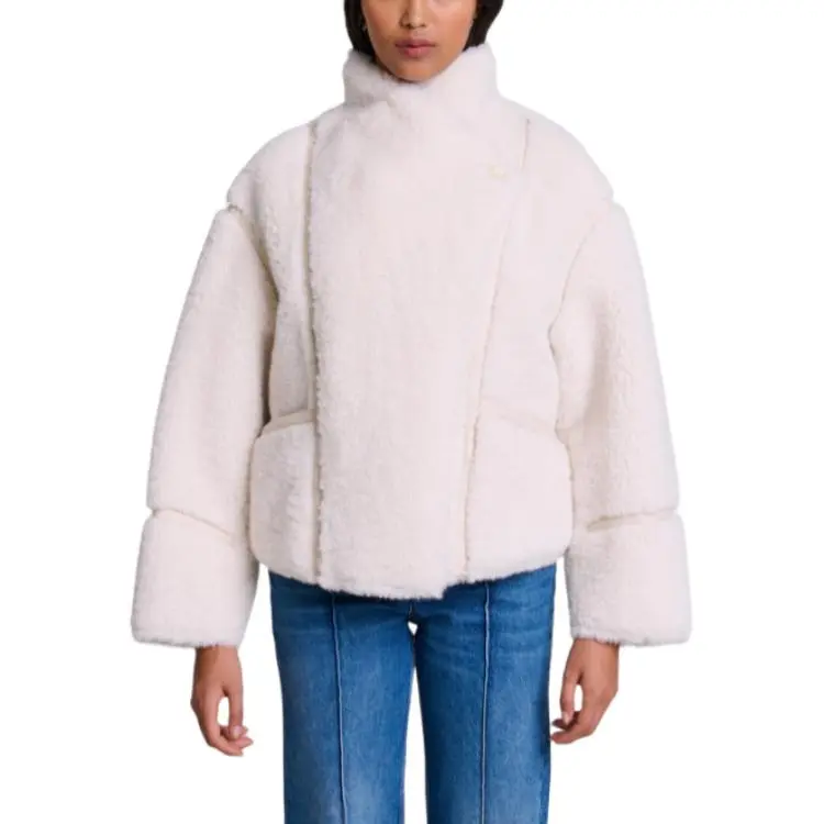 Maje Faux fur Coat-3