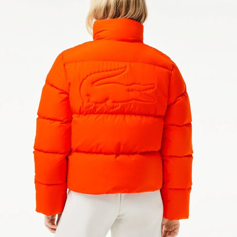 LACOSTE Down Jacket Women's Orange-3