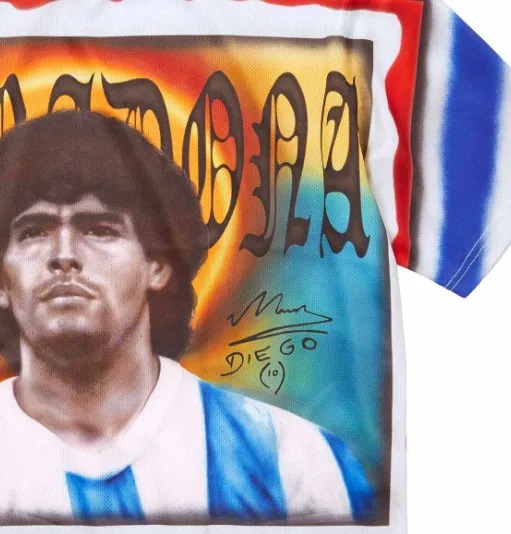 Supreme Maradona Soccer Jersey M - Cheap Rcj Jordan Outlet