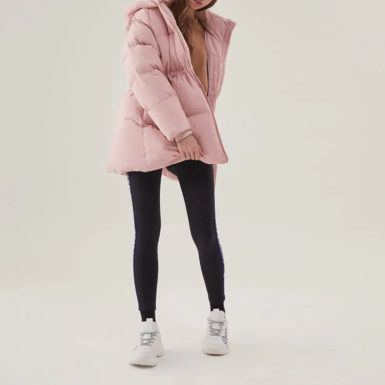 MLB New York Yankees Down Jackets Women's Pink-5