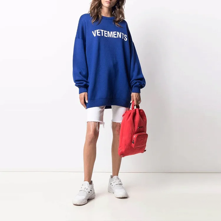Vetements Sweaters Unisex Blue-1