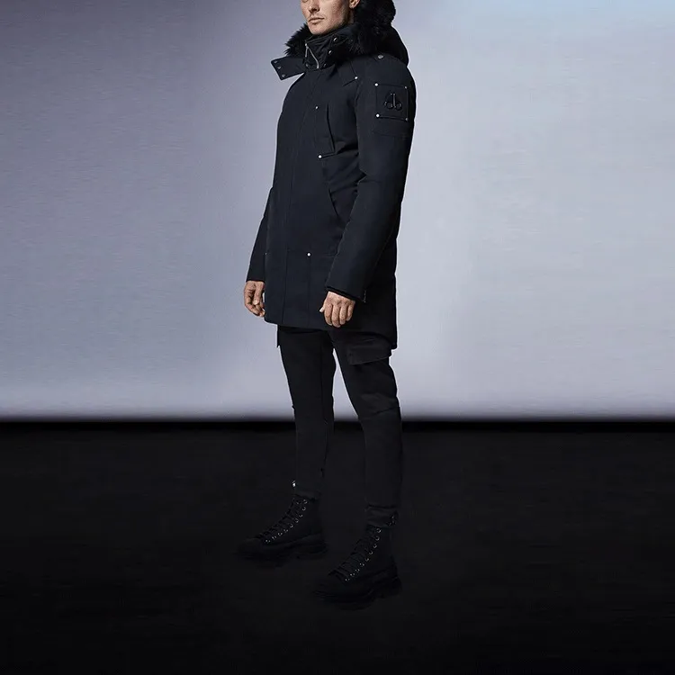 Moose Knuckles FW21 Down Jacket Men's Black Gray-3