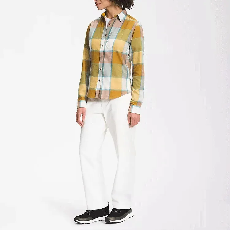 THE NORTH FACE Back To Berkeley 4 Shirt Women's Yellow-2
