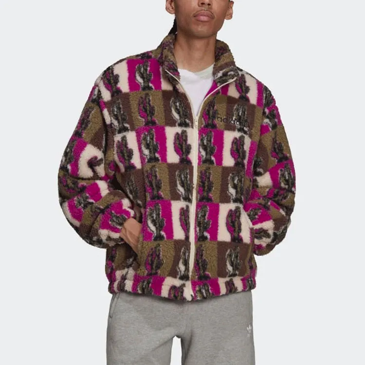 Adidas Originals Trefoil Area 33 Velvet-feel Coat Men's Multicolor-1
