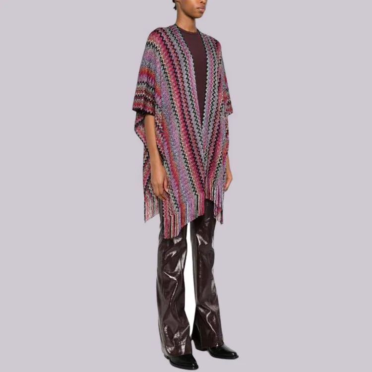 M Missoni Shawls Women's Dark Red-2