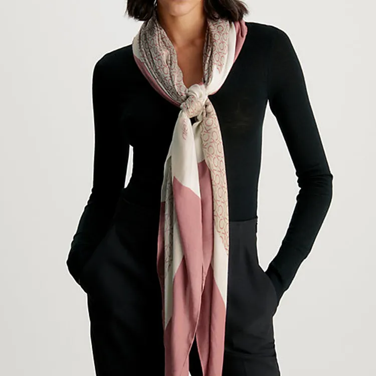 CK/Calvin Klein Modal Silk Scarves Women's Pink-2