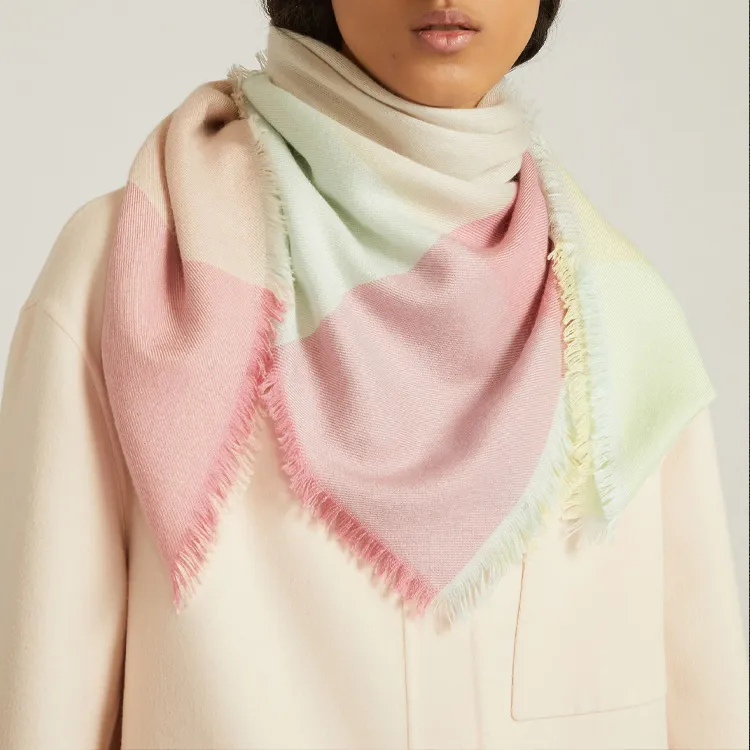 Loro Piana Knit Scarves Women's Pink-1