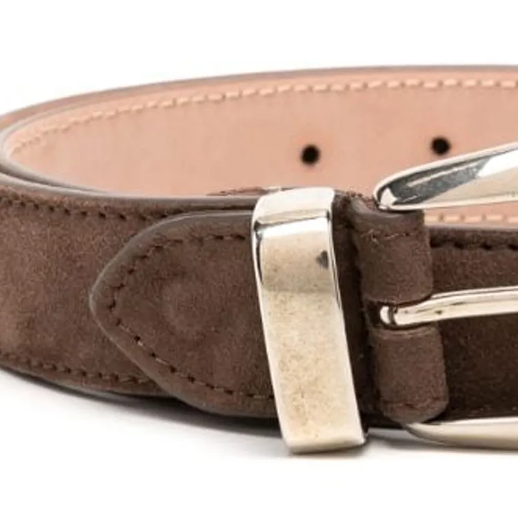 KHAITE Benny Suede Belt-2