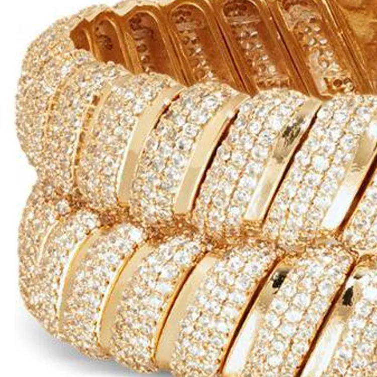 Roxanne Assoulin The Pavé Large Cobra Bracelets-2