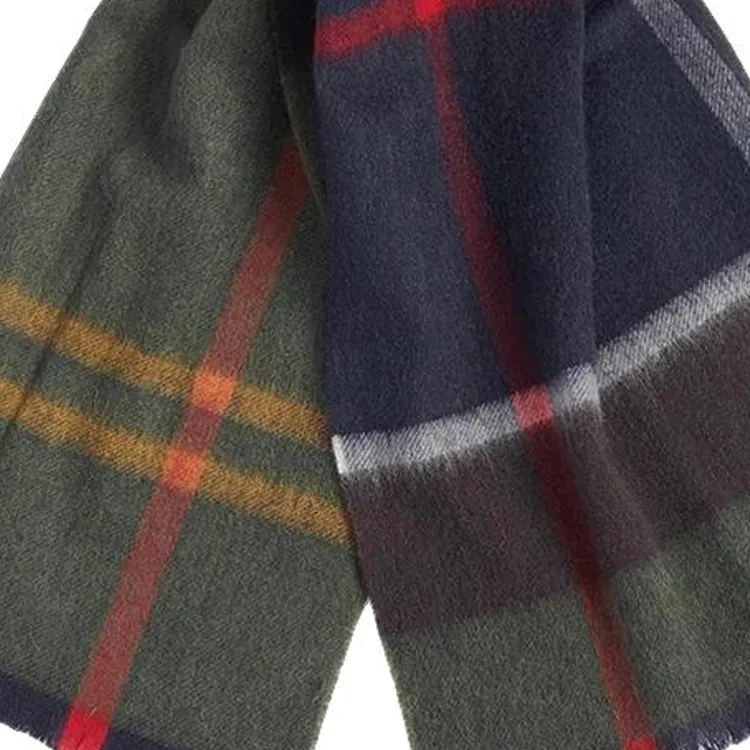 BARBOUR Plaid-check Print Scarf-2