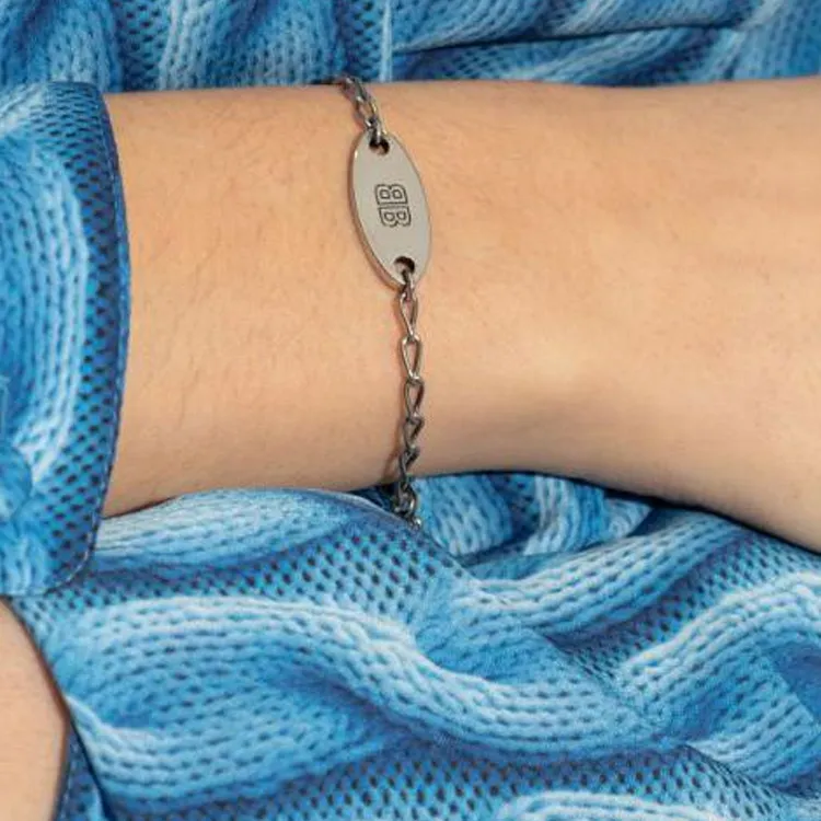 Balenciaga Brass Bracelets Women's Silver-2