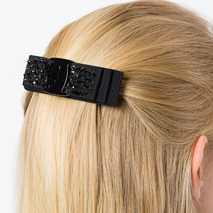 FERRAGAMO Hair Clips Women's Black-1