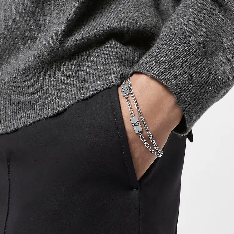 LOUIS VUITTON Monogram Stack Bracelet-1