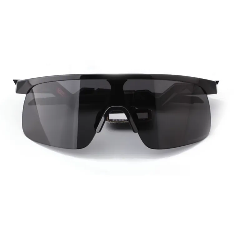 Oakley PC Irregular Shape Sunglasses Kids' Black-1