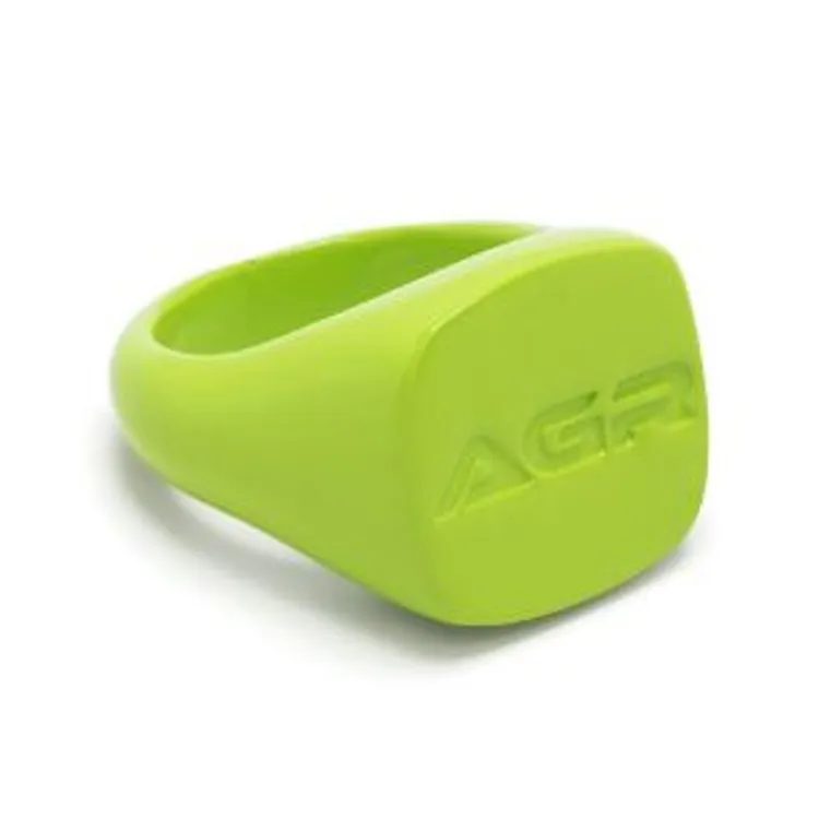 AGR Sterling Silver Rings Women's Green-1