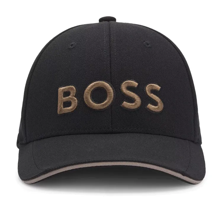 HUGO BOSS Elastane, Polyester Baseball Caps Men's Black-1