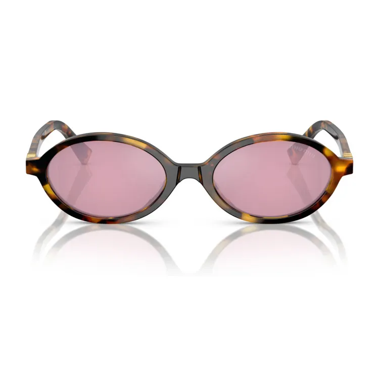 MIU MIU Oval Frame Sunglasses-1