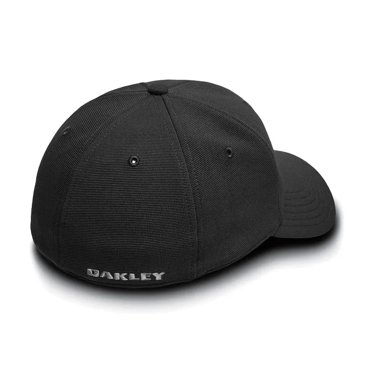 Oakley Elastane Polyester Baseball Caps Unisex Black-1