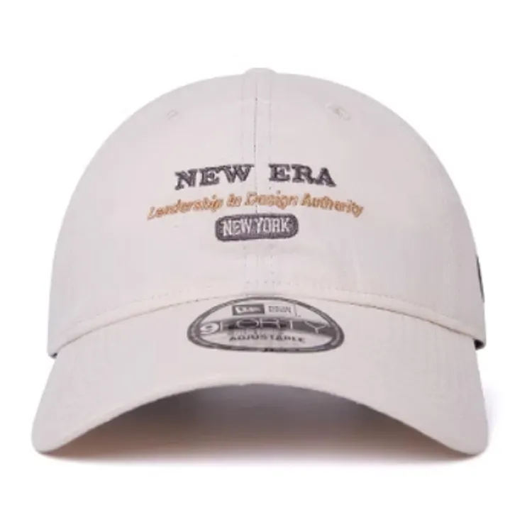 New Era Cotton Baseball Caps Unisex White-1