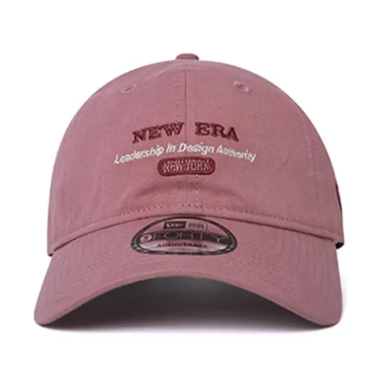 New Era Cotton Baseball Caps Unisex Pink-1