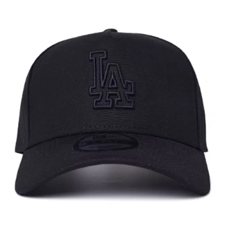 New Era Polyester Cotton Baseball Caps Unisex Black-1
