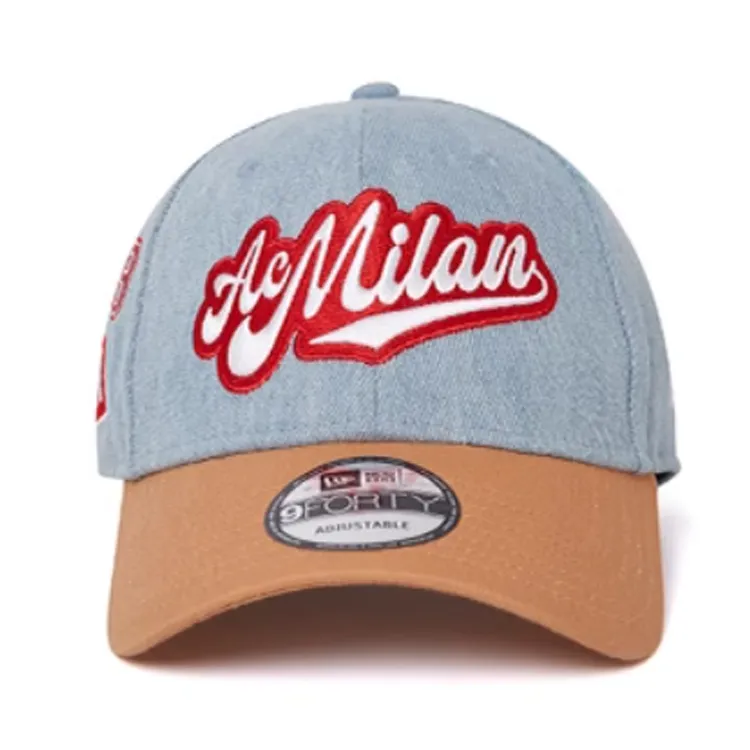 New Era Polyester, Cotton, Recycled Cellulose Fiber Baseball Caps Unisex Deep Orange Yellow-1