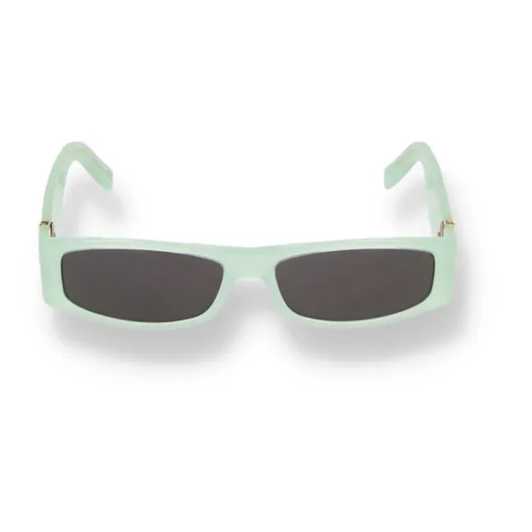 DIOR Acetate Rectangular Sunglasses Unisex Green-1