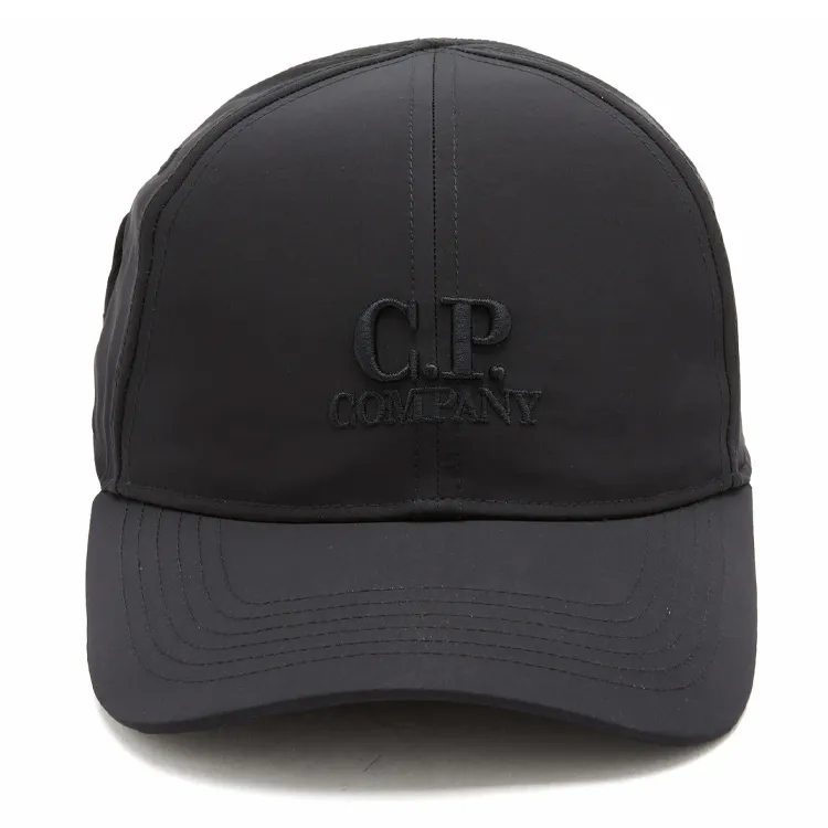 C.P.Company Polyester Baseball Caps Men's Black-1