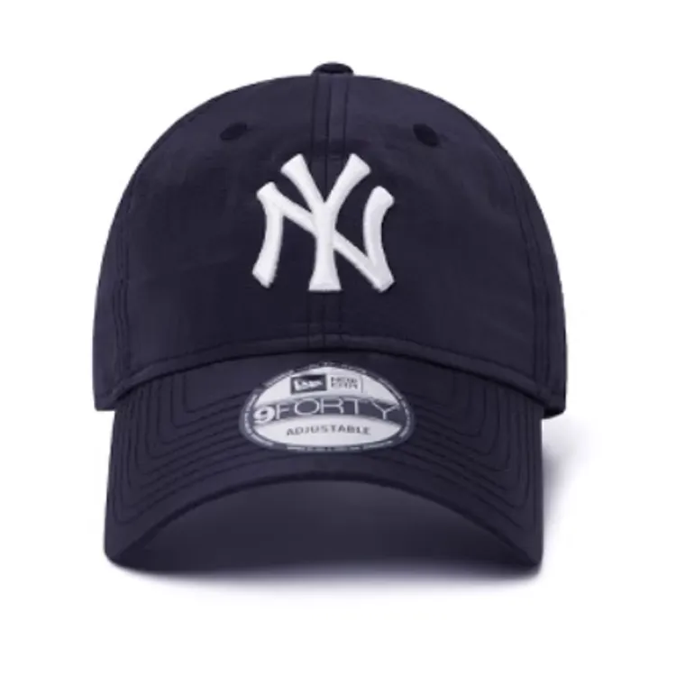New Era Nylon Cotton Polyester Baseball Caps Unisex Navy Blue-1