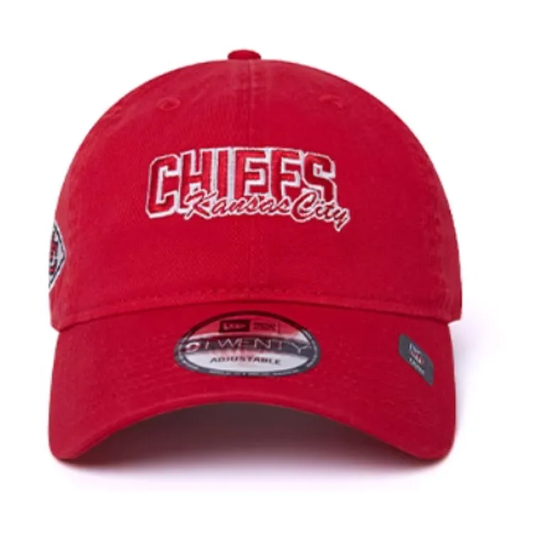 New Era Polyester, Cotton Baseball Caps Unisex Red-1