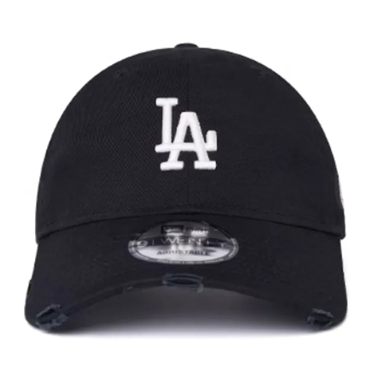 New Era Cotton Polyester Baseball Caps Unisex Black-1