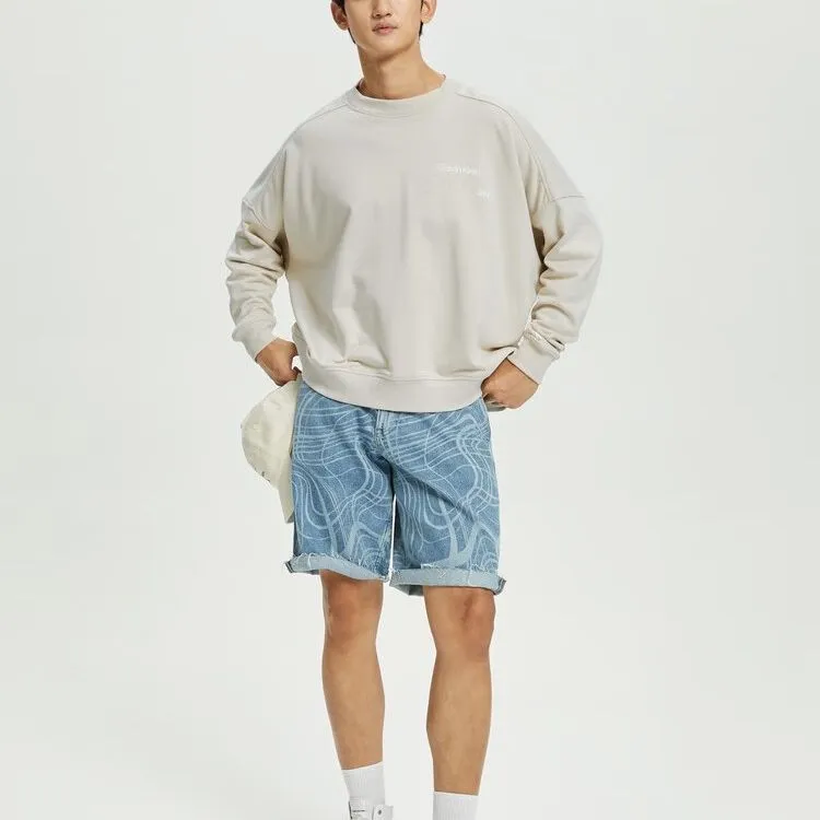 CALVIN KLEIN Sweatshirt Unisex ACF Ecru-1
