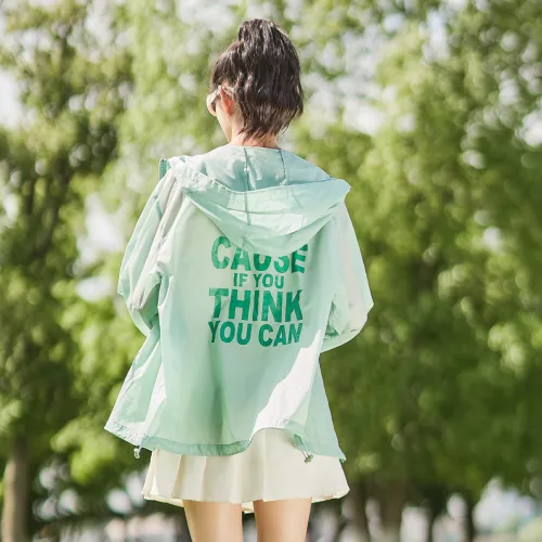 Tonlion Sun Protection Clothing Women's Light Aqua Green