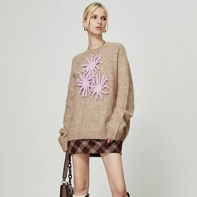 Weekly Sweater Women's Light Umber-3