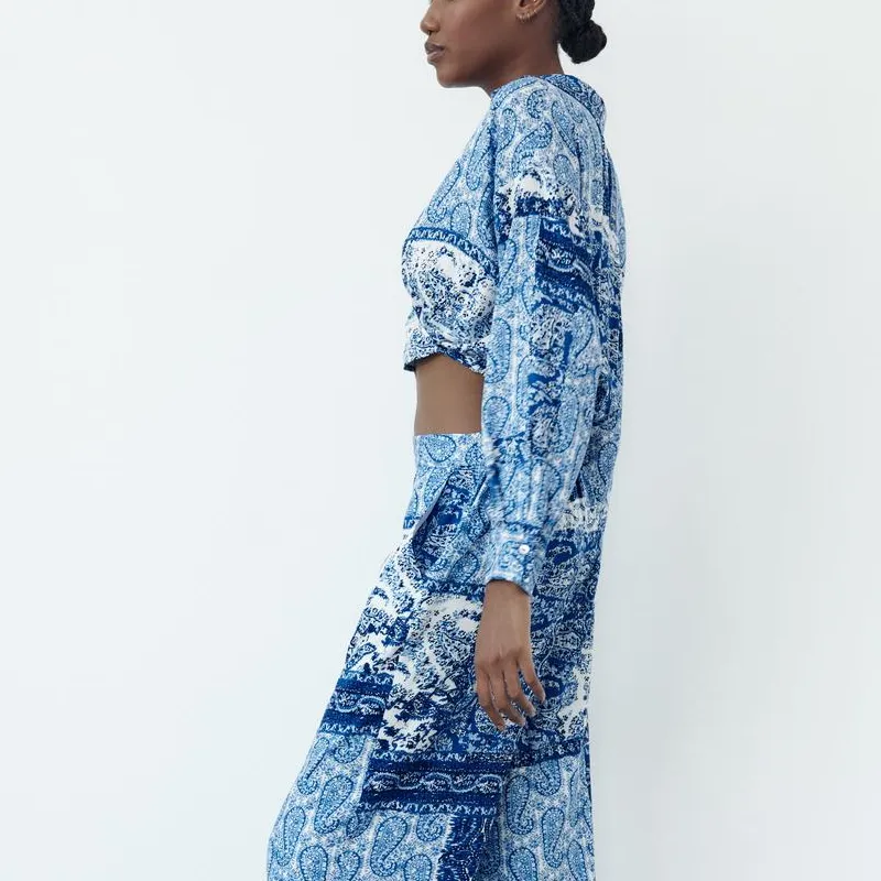 ZARA Shirts Women's Blue-4