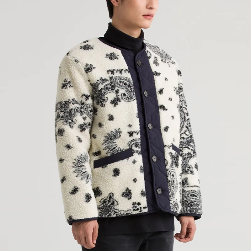 GUESS Puffer Jacket Men's Ivory White-3
