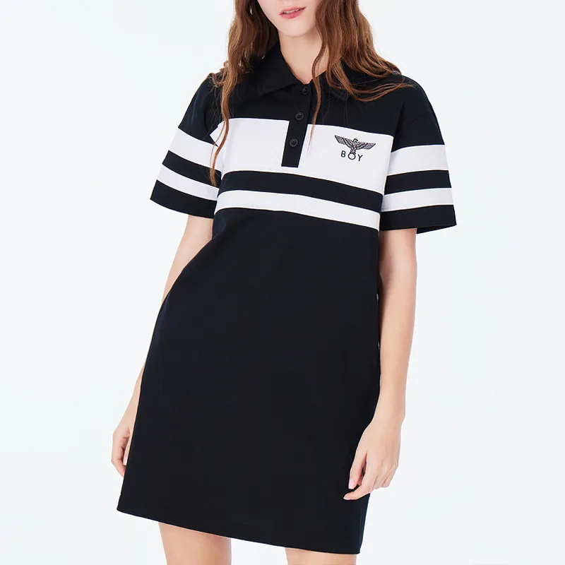 Boy London Short Sleeved Dresses Women's Black-4