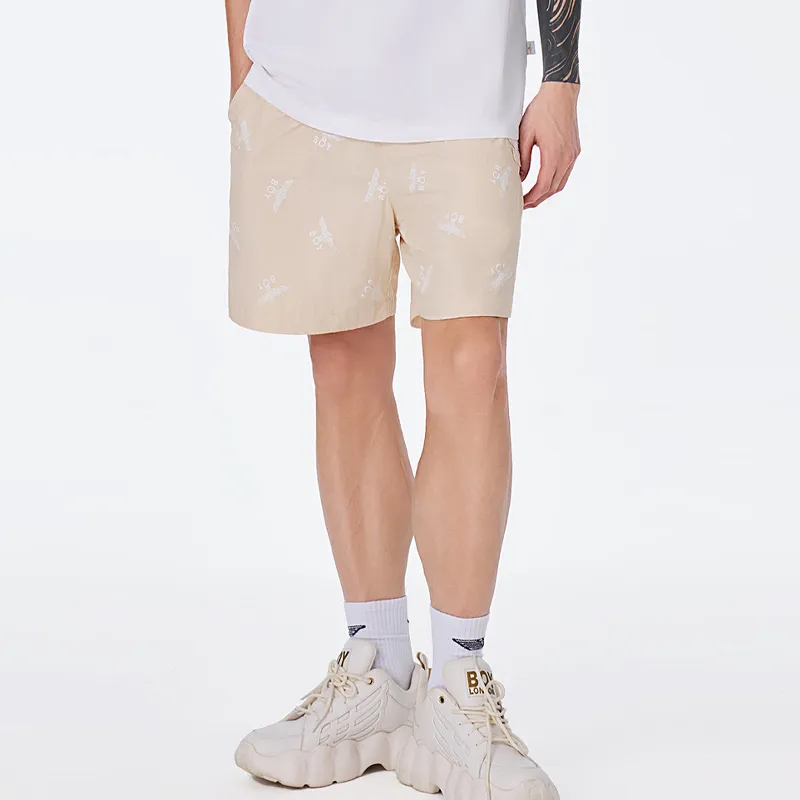 Boy London Casual Shorts Unisex Khaki-3