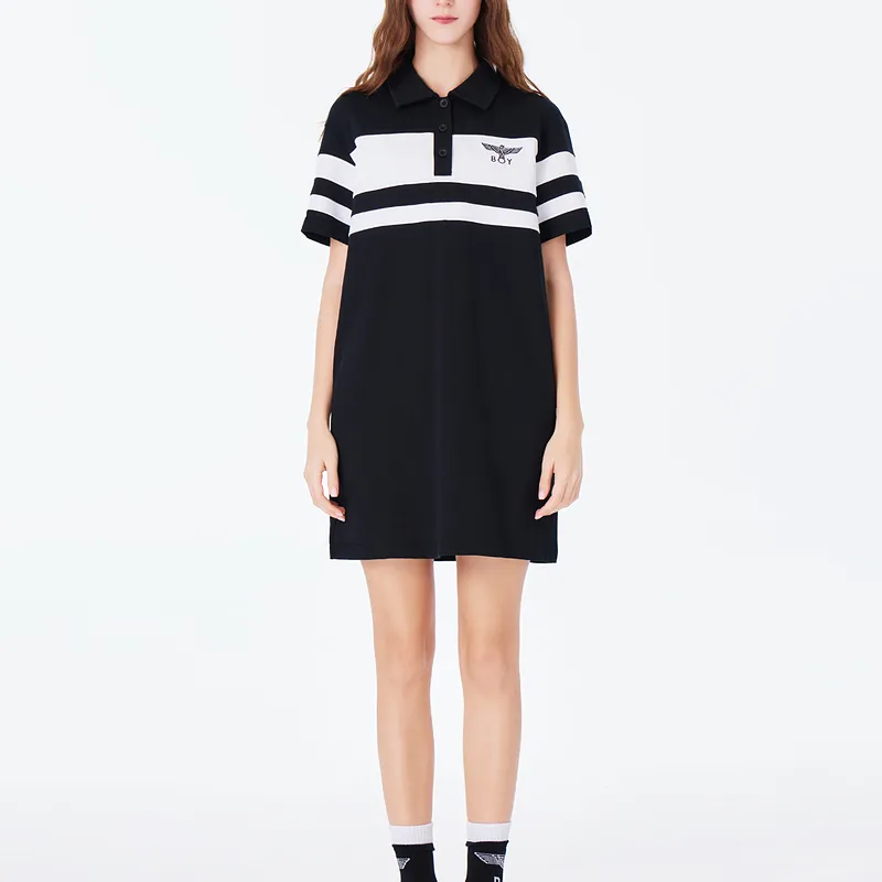 Boy London Short Sleeved Dresses Women's Black-2