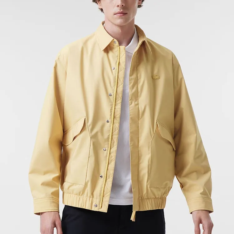LACOSTE Jackets Coats Men's Yellow-2