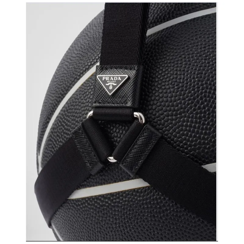 PRADA Rubber Basketball Black Size 7 Ball Training Unisex-4