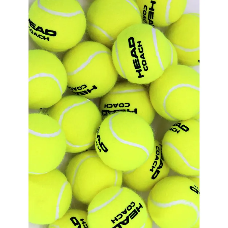 HEAD TRAINER Tennis Balls Nylon, Wool, Cotton Training Ball Indoor And Outdoor Green-1