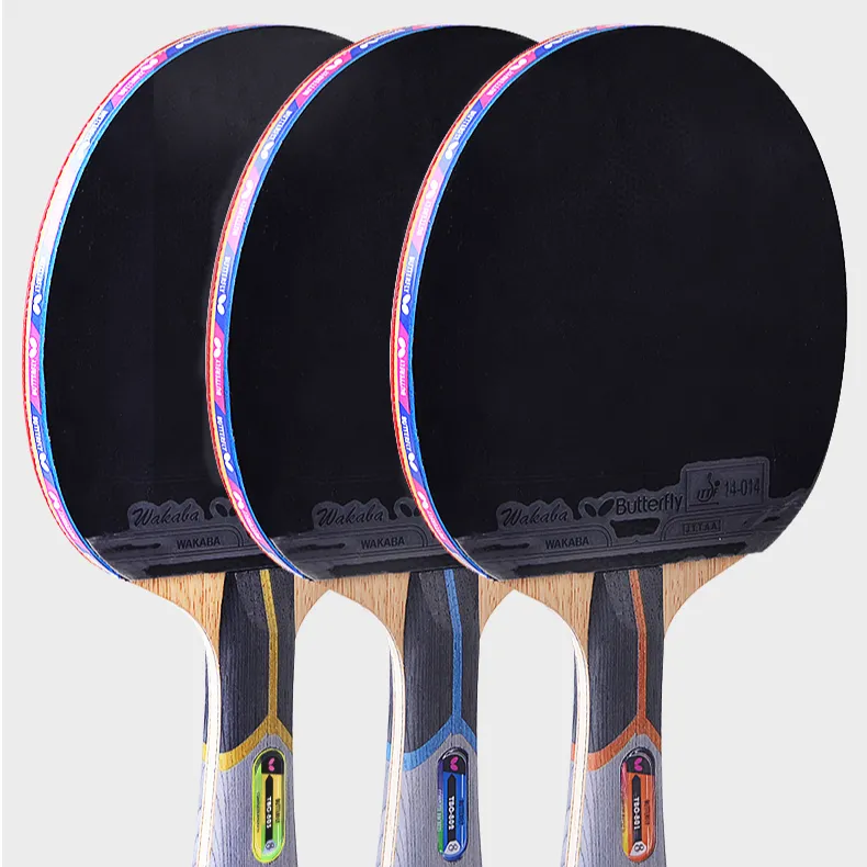 Butterfly Ping Pong Paddles Unisex Double Sided Inverted Rubber Blue Red-1