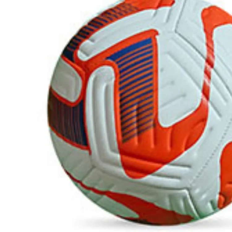 THREEHUAN Size 5 Ball Soccer PU Unisex Orange White-3
