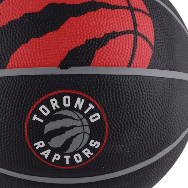 SPALDING Rubber Basketball Black Red Size 7 Training Unisex-2