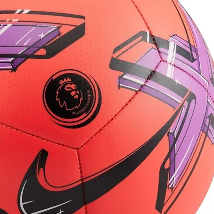 Nike Size 5 Soccer PU Unisex Red Purple Color-2