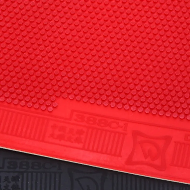 DAWEI 388C 1 Table Tennis Rubbers Sponge Raw Pips Rubber Quick Attack Compatibility 1.2 1.8mm Red-1